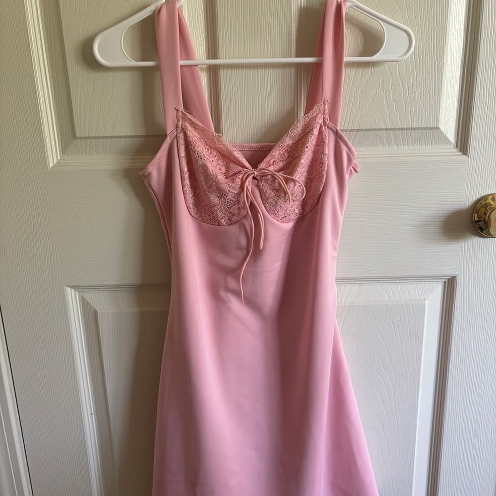 mini pink dress
